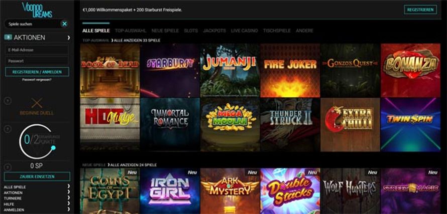 Voodoo Dreams Casino
