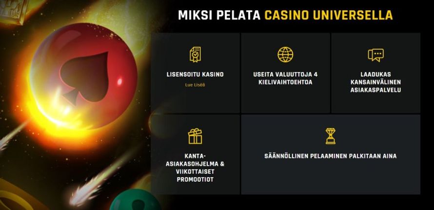 Casino Universe kokemuksia