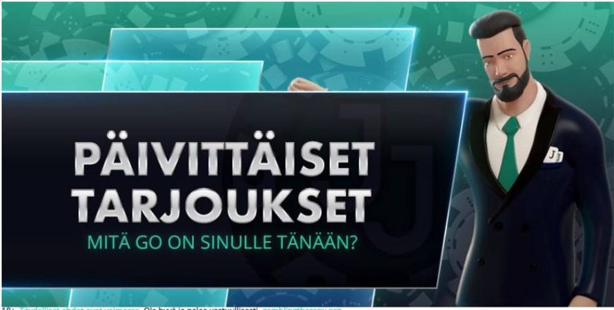 Jonny Jackpot päivittäiset tarjoukset