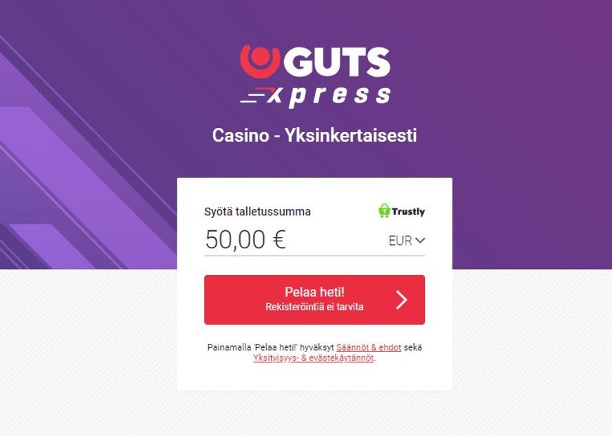 gutsxpress pelaa kasinopelejä ilmaiseksi
