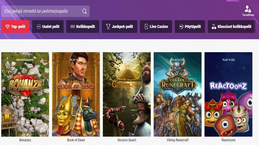 guts xpress pelaa casinolla