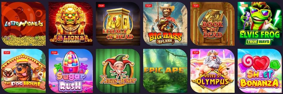 Shadowbit casino kolikkopelit Värikäs valikoima erilaisia kolikkopelejä