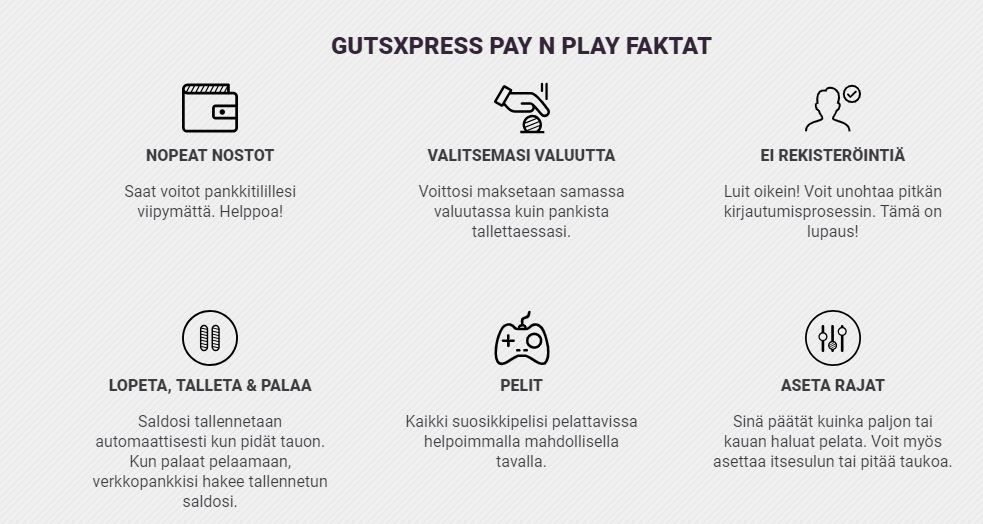 miten gutsxpress casino toimii